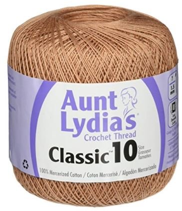 Amazon.com: Aunt Lydia's Crochet Thread - Size 10 - Copper Mist (2